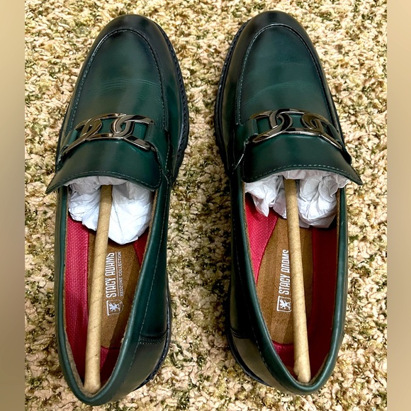 Brand new Stacy Adams Green Moc Toe Bit Slip On - Picture 3 of 5